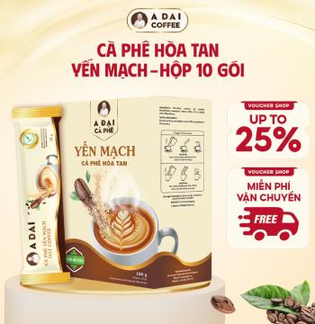 Cà Phê Yến Mạch A Đại Nguyên Chất - Cà Phê Hòa Tan Đậm Vị Cà Phê Và Yến Mạch